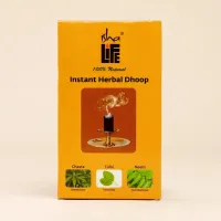 Травяные благовония (20 шт.), с витексом, тулси и нимом, Иша Лайф; Instant Herbal Dhoop (20 pcs), With Chaste, Tulsi and Neem, Isha Life